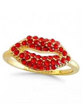 Kate Spade Hit The Town Lips Ring NWT
